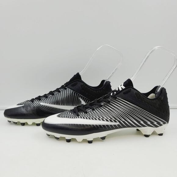Nike Soccer Cleats Mens Size 13 Vapor Speed 2 White Black Football EUC - Picture 3 of 9